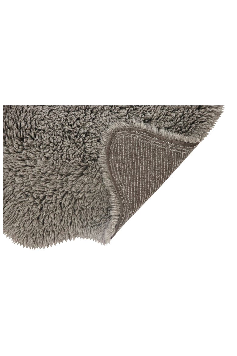 Woolly Woolable Washable Wool Rug, Alternate, color, GREY