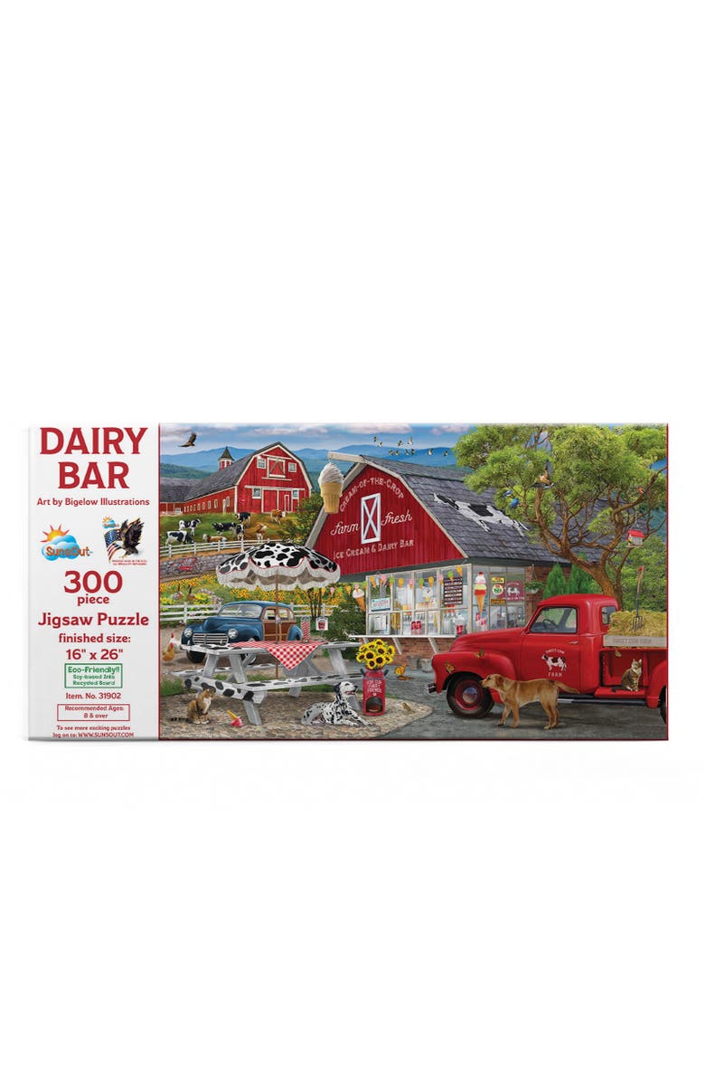 Sunsout Dairy Bar 300 piece Jigsaw Puzzle for Adults, Alternate, color, Multicolor