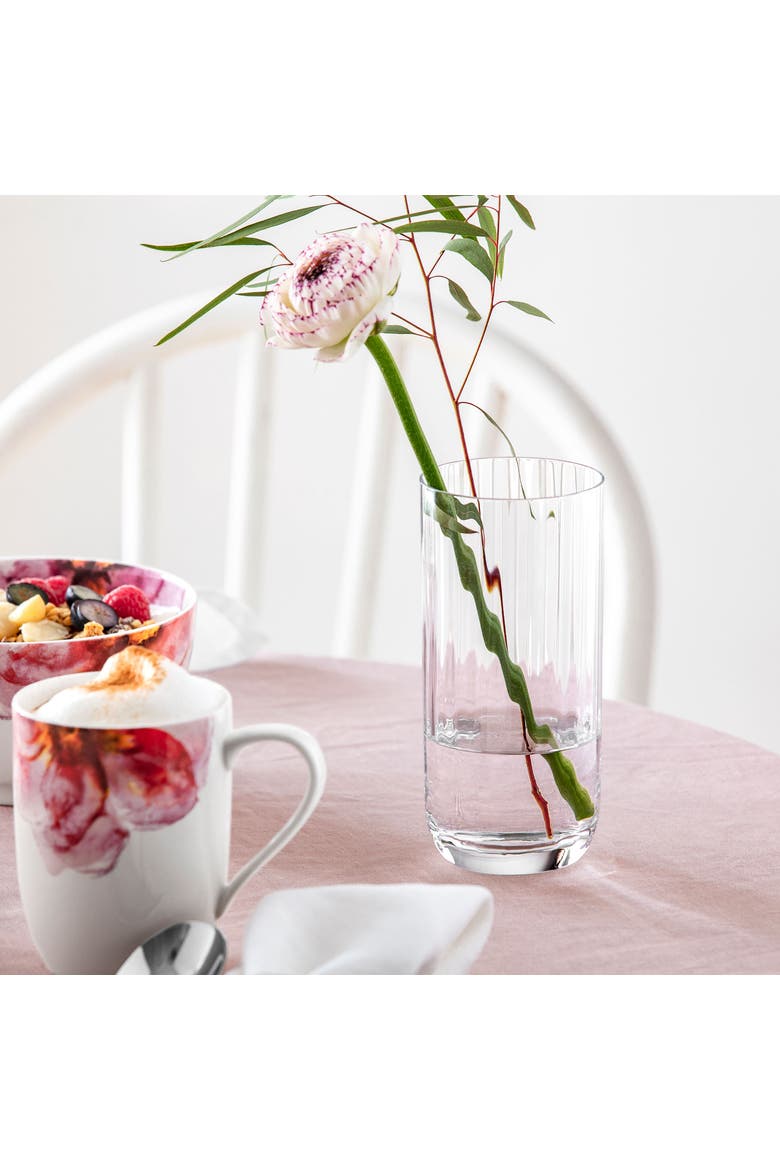 Rose Garden Highball / Tumbler Set of 4, Alternate, color, clear
