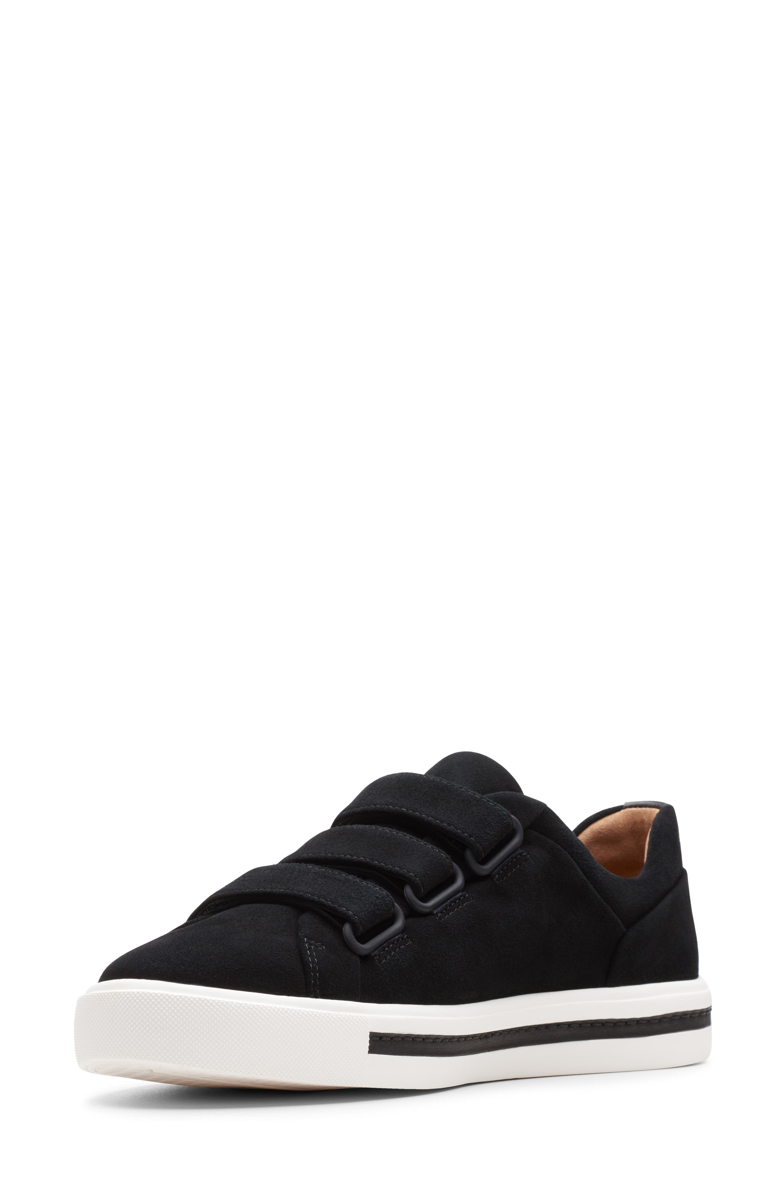 Un Maui Strap Sneaker, Alternate, color, BLACK SUEDE