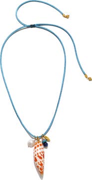 Sequin Cece Shell Pendant Necklace