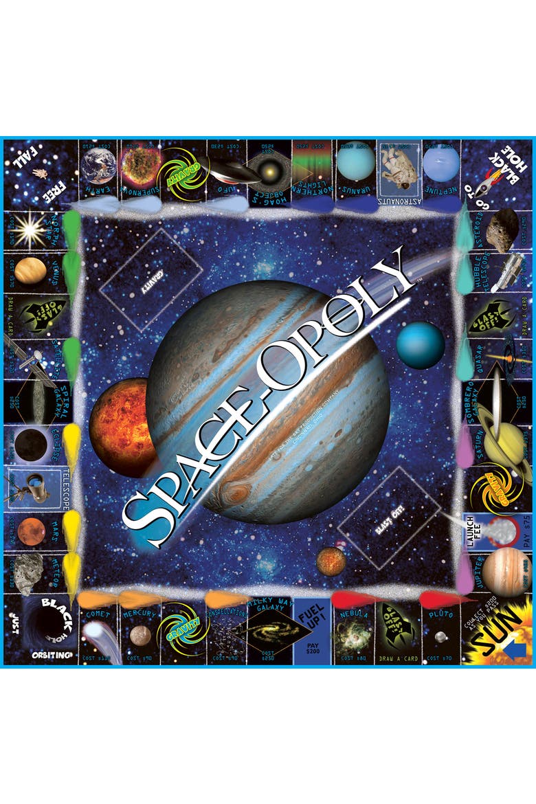Spaceopoly Monopoly Board Game, Alternate, color, Multicolored