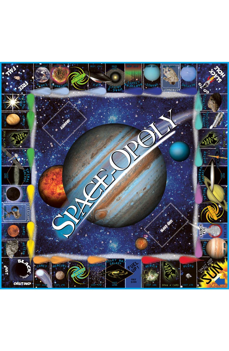 Late for the Sky Spaceopoly Monopoly Board Game, Alternate, color, 