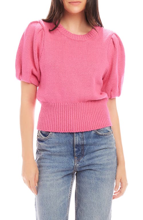 FIFTEEN TWENTY FIFTEEN TWENTY HARVEY PUFF SLEEVE COTTON BLEND SWEATER