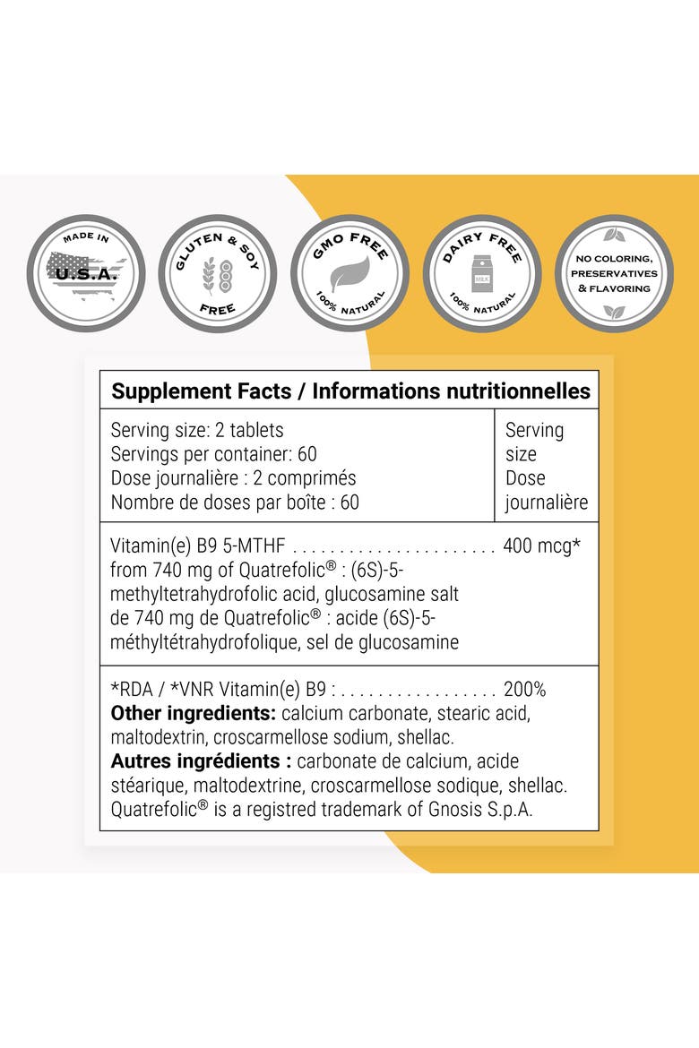 SuperFolate 400mcg / 4g, Alternate, color, None