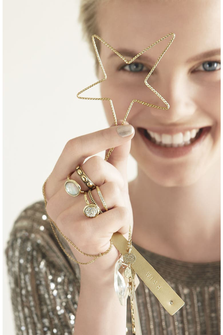 Multi Stone Stackable Rings, Alternate, color, MOONSTONE MLTI/GLD
