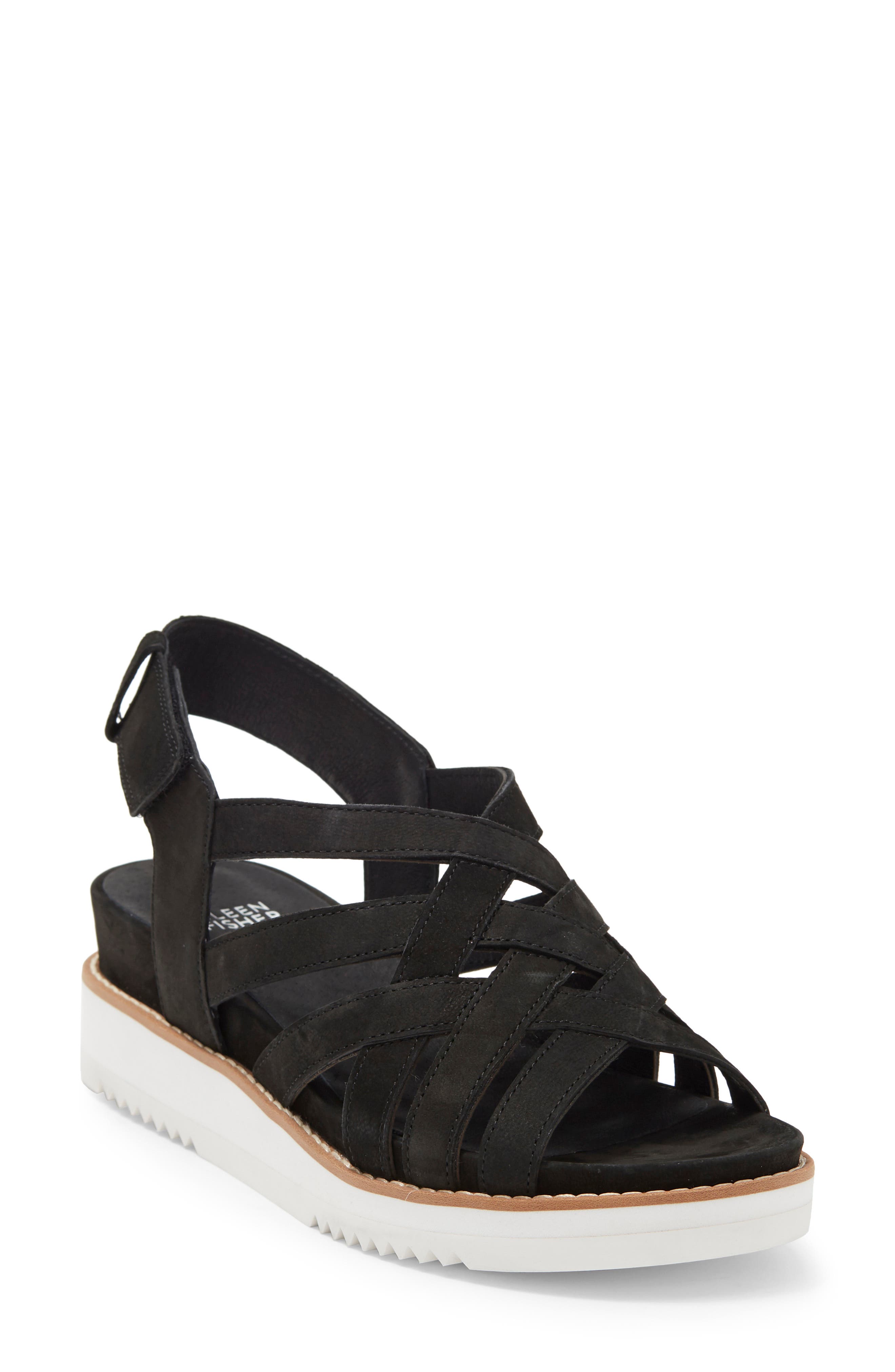 Eileen Fisher Hub Sandal, Main, color, 