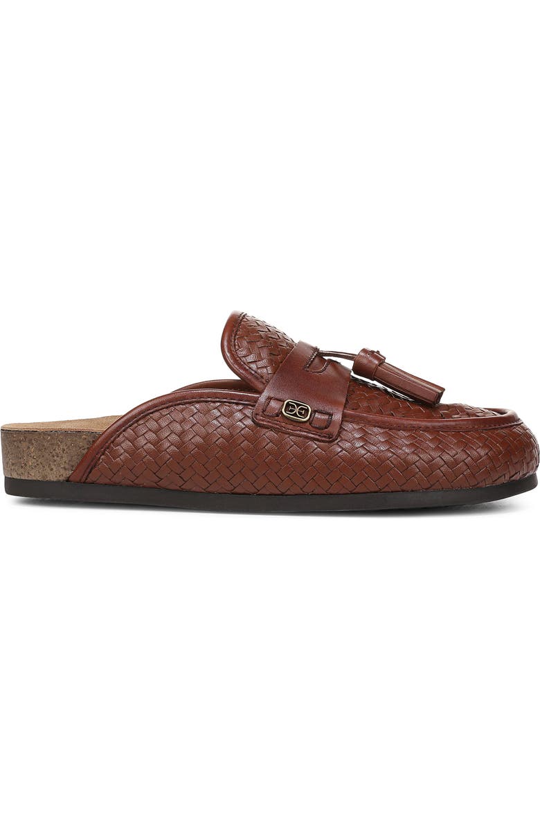 Sam Edelman Astrid Weave Tassel Loafer Mule, Alternate, color, Chestnut Brown