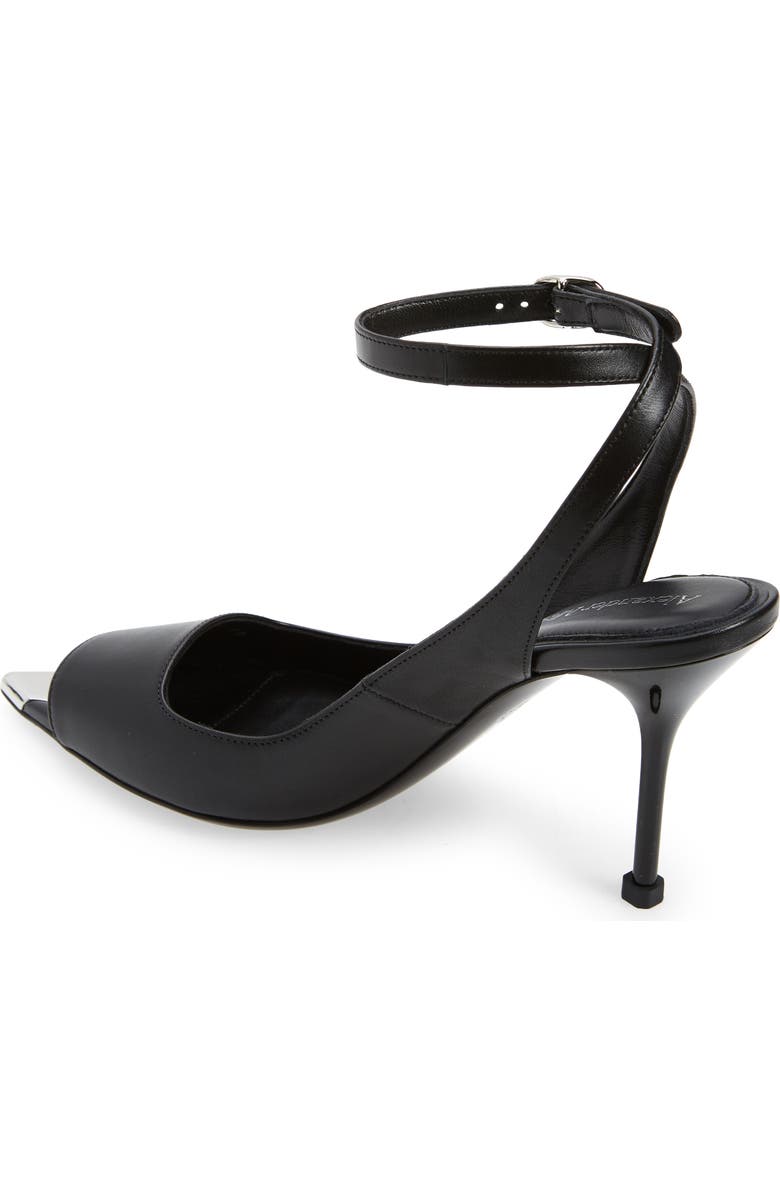 McQueen Punk Pointed Toe Sandal, Alternate, color,