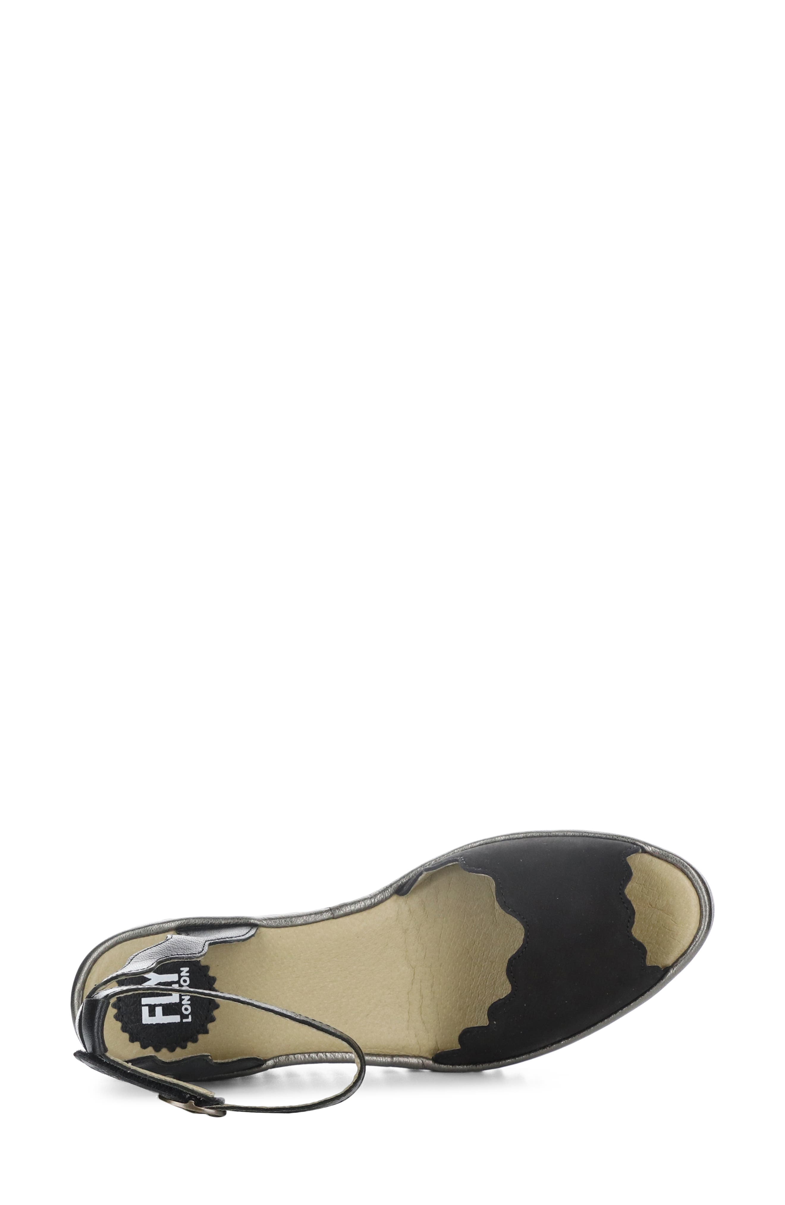 Fly London Lume Ankle Strap Sandal, Alternate, color, 