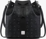 MCM Large Dessau Drawstring Bag in Visetos