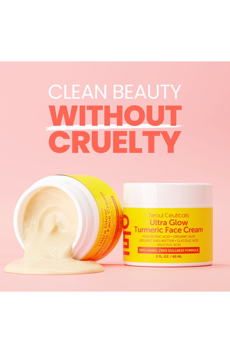 Seoul Ceuticals Ultra Glow Korean Turmeric Face Cream, Alternate, color, Clear