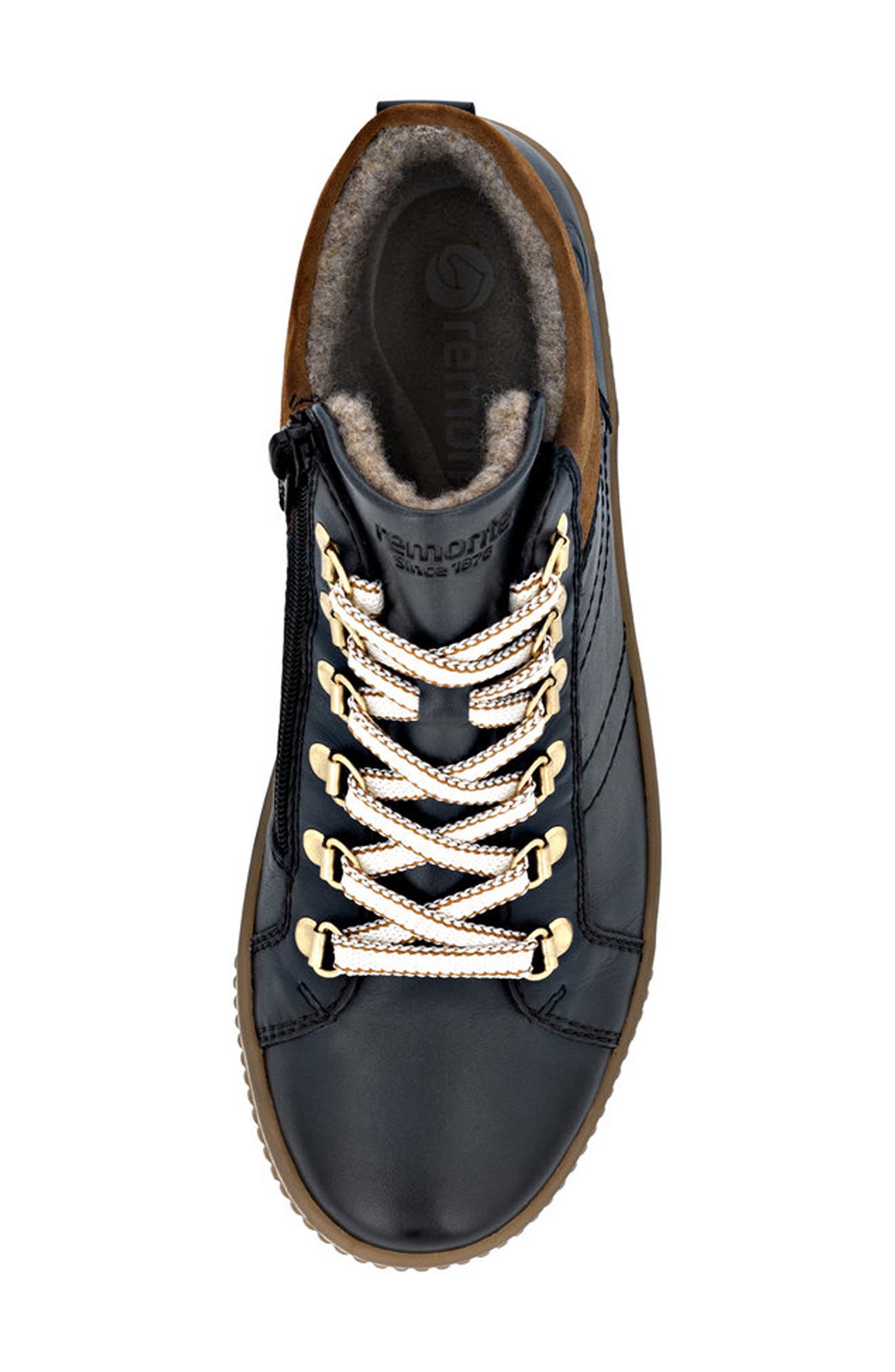 REMONTE Maditta 81 Water Resistant High Top Sneaker, Alternate, color, Pazifik/ Pazifik/ Reh