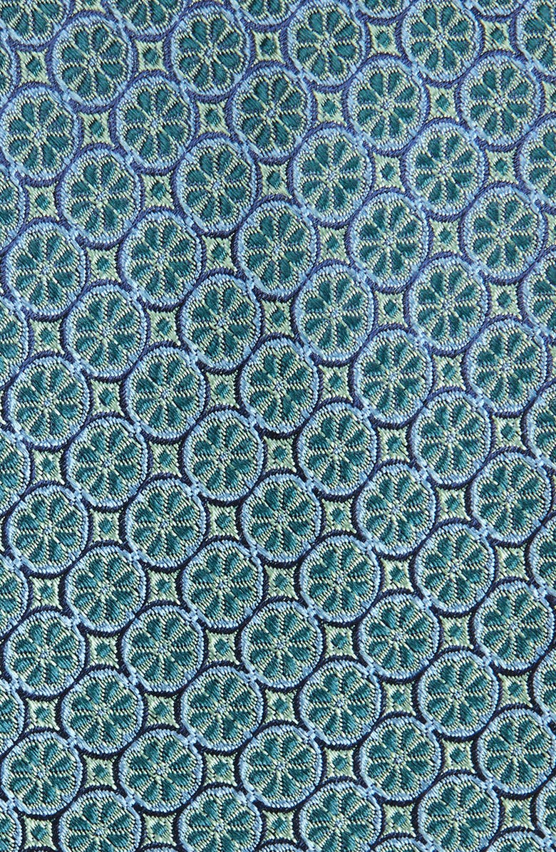 Nordstrom Ewine Medallion Silk Tie, Alternate, color, Jade