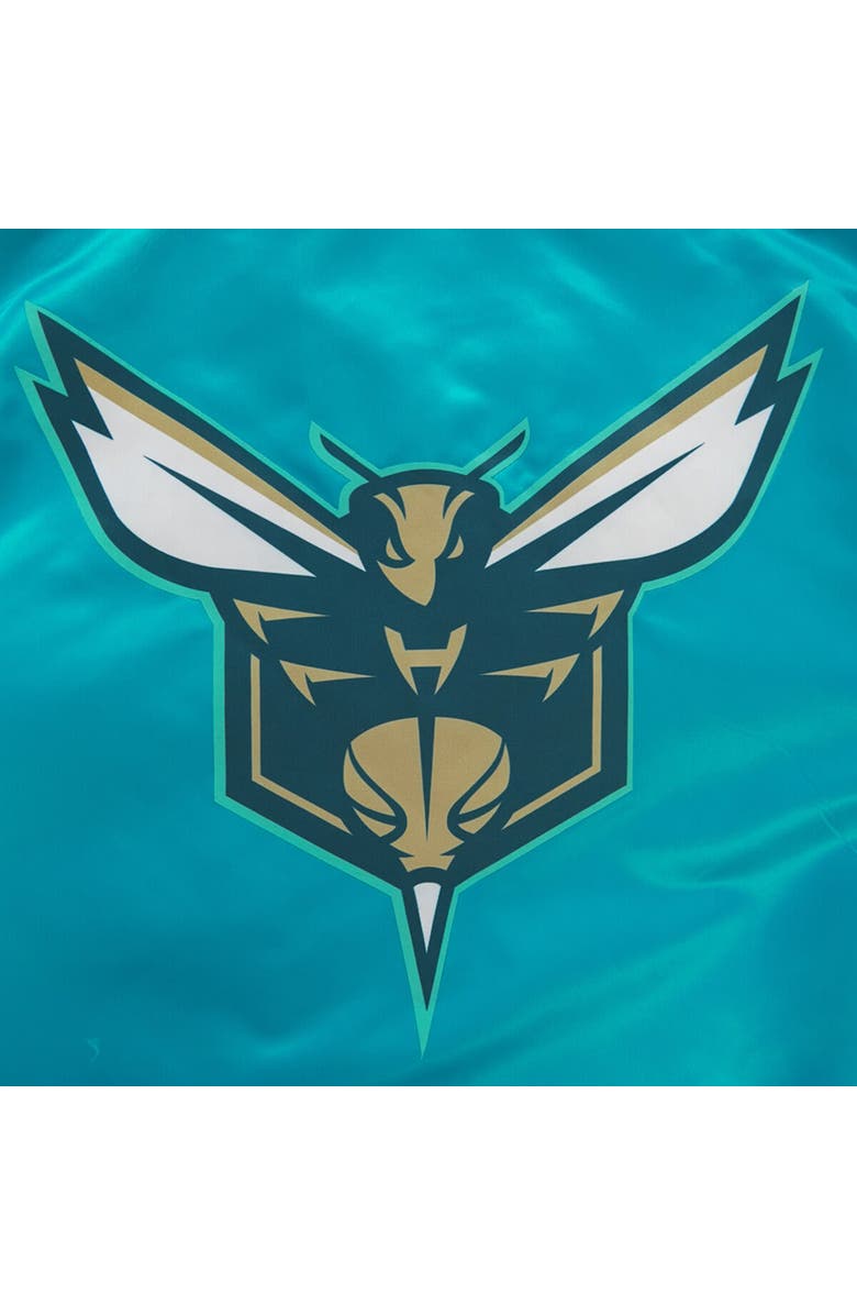 PRO STANDARD Men's Pro Standard Teal Charlotte Hornets 2023/24 City Edition Satin Full-Snap Jacket, Alternate, color, Teal