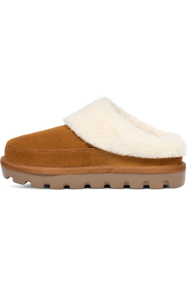 Koolaburra by UGG<sup>®</sup> Tizzey Faux Fur Lined Slipper, Alternate, color, Chestnut