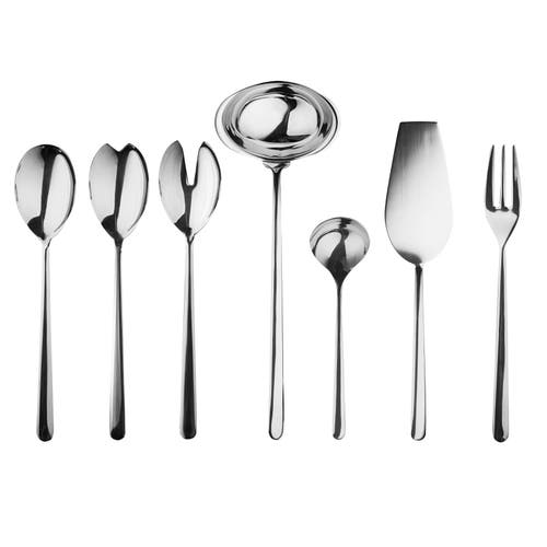 Mepra Linea Serving Set In Silver