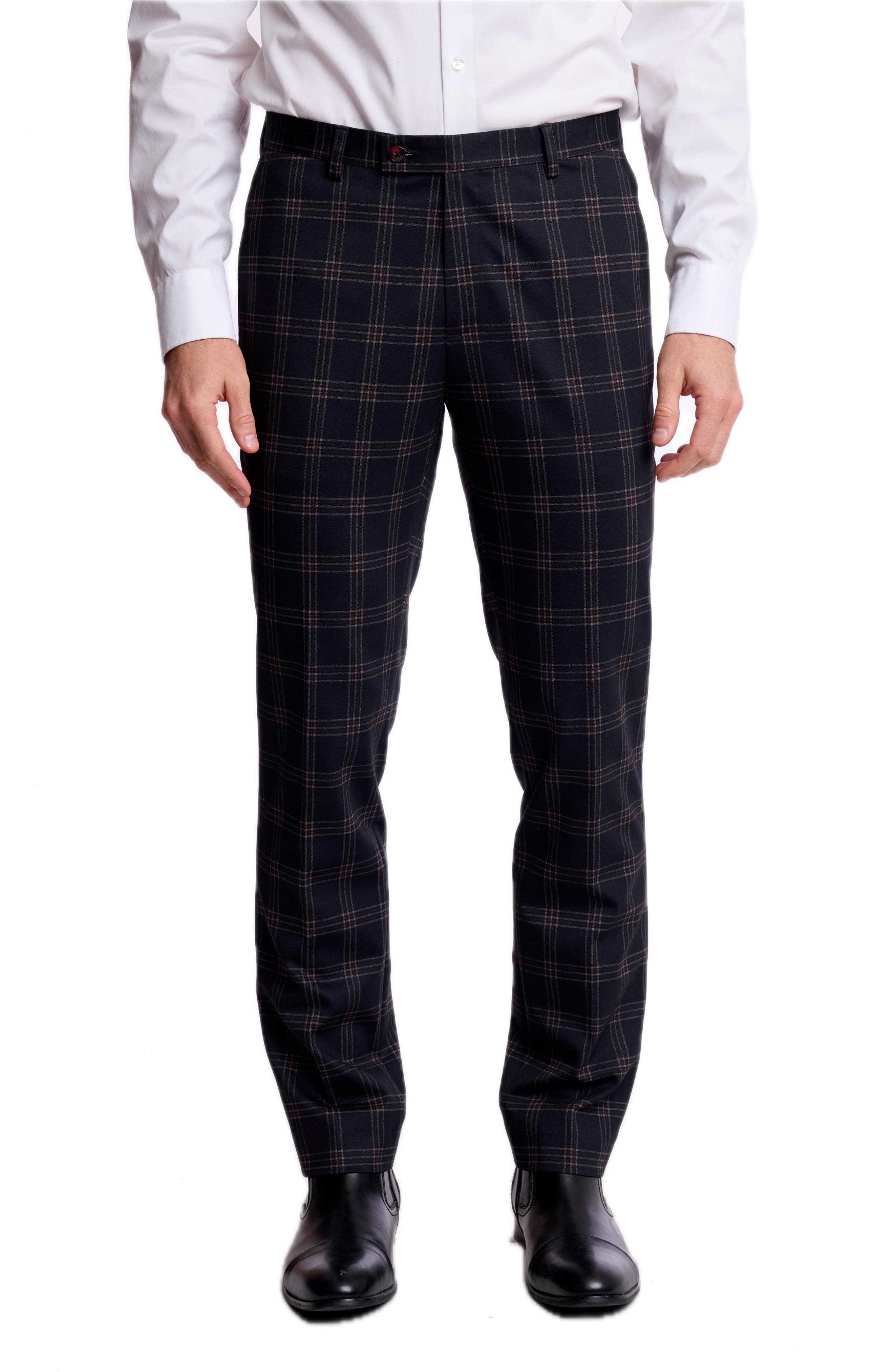 Downing Slim Fit Plaid Pants