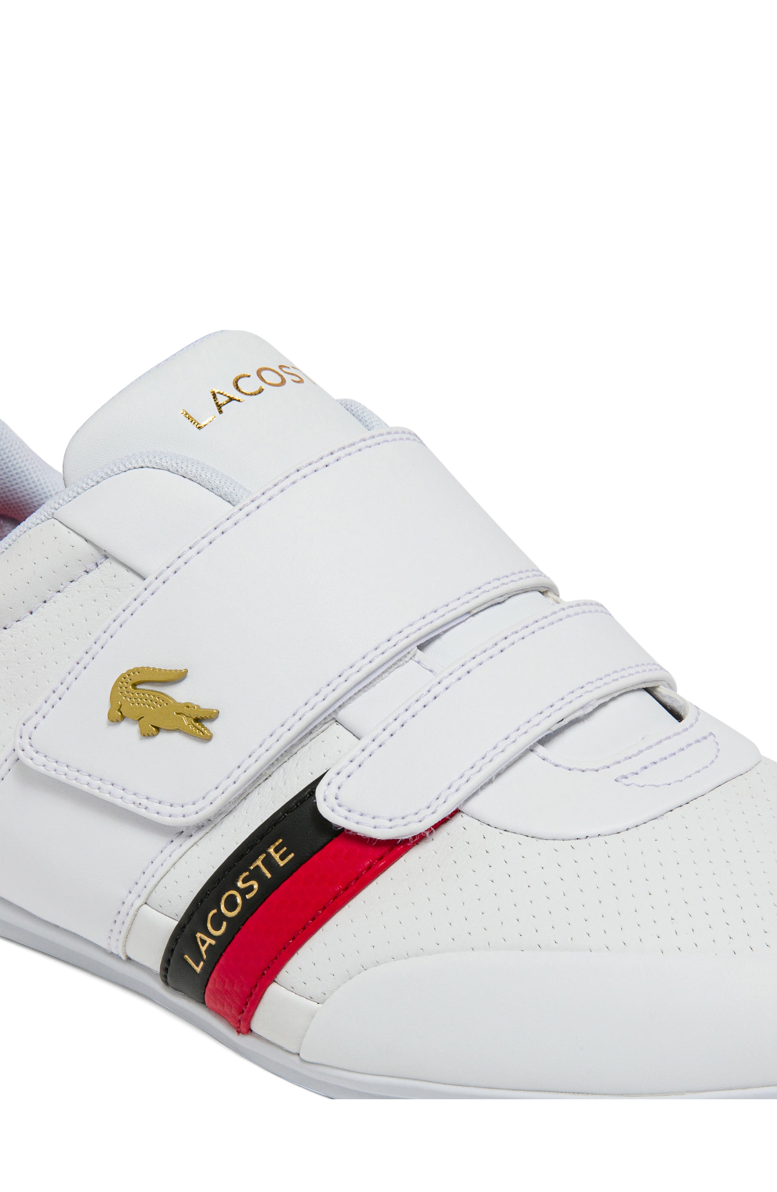 Lacoste Misano Strap Euro Sneaker, Alternate, color, 