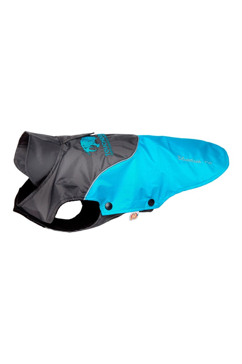 Touchdog Subzero-Storm Waterproof 3M Reflective Dog Coat, Main, color, SKY BLUE AND BLACK