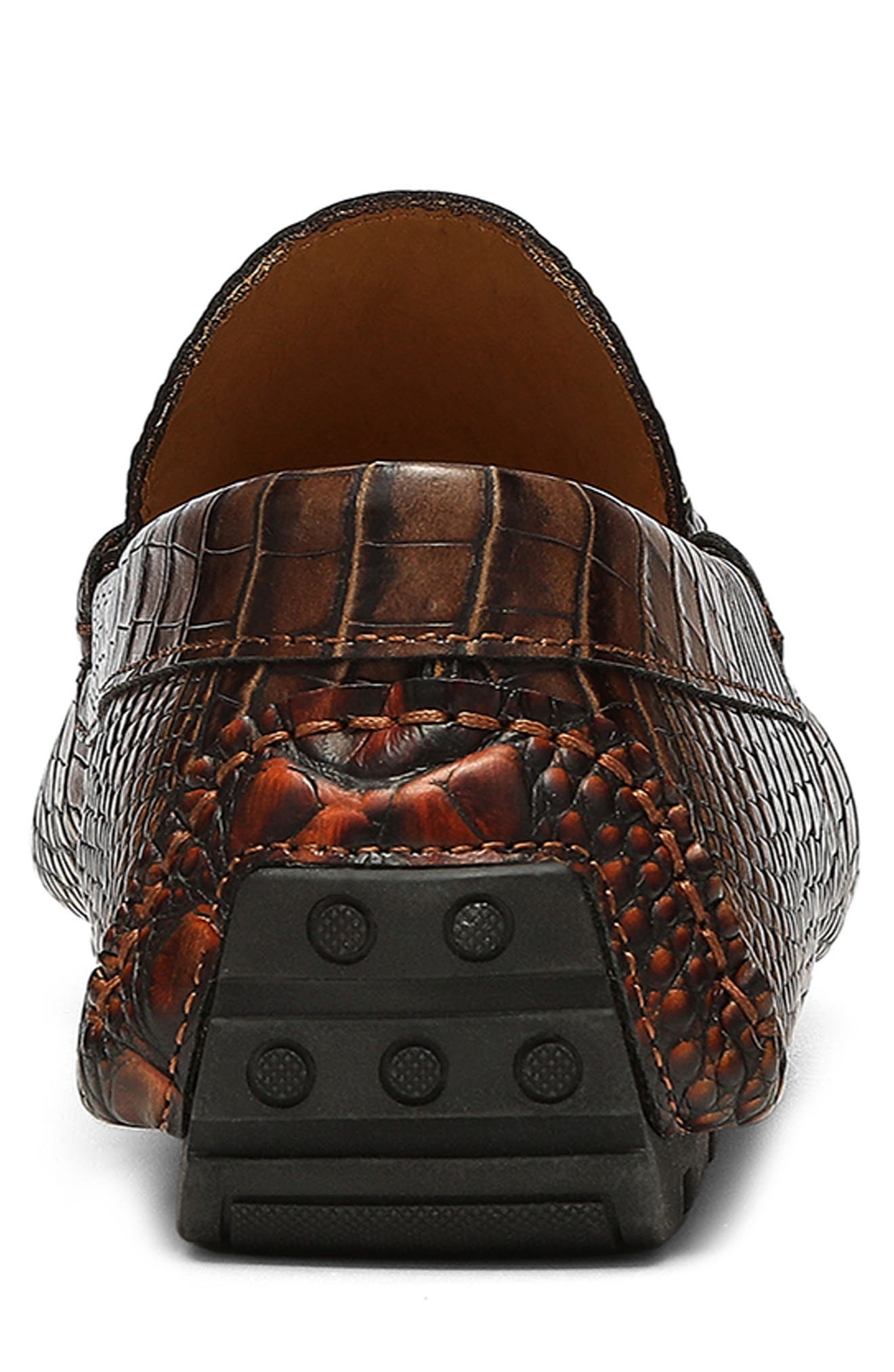 Donald Pliner Dacio Croc Embossed Bit Driving Loafer, Alternate, color, 