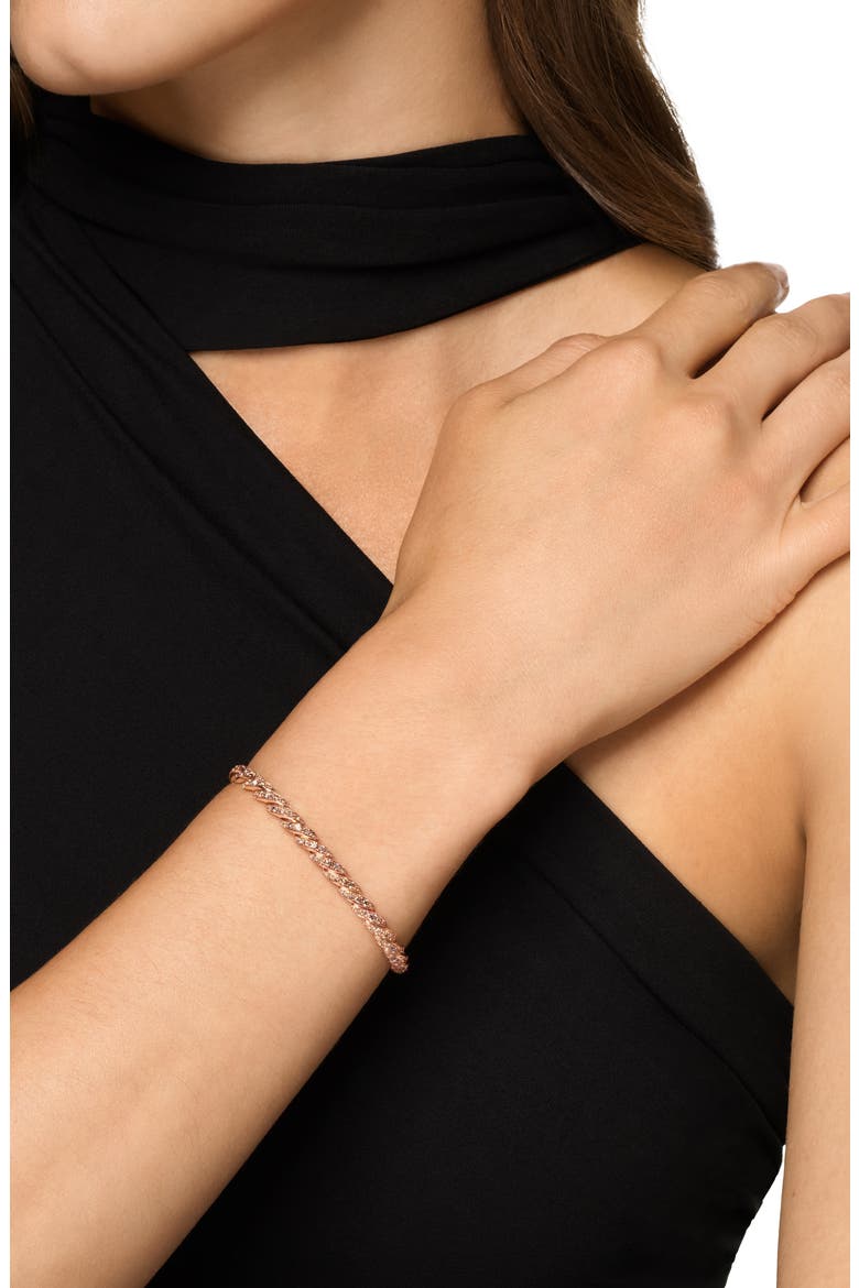 Sculpted Cable Flex Bracelet, Alternate, color, GOLD