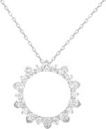 SUZY LEVIAN Sterling Silver Cubic Zirconia Pendant Necklace