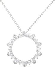 SUZY LEVIAN Sterling Silver Cubic Zirconia Pendant Necklace