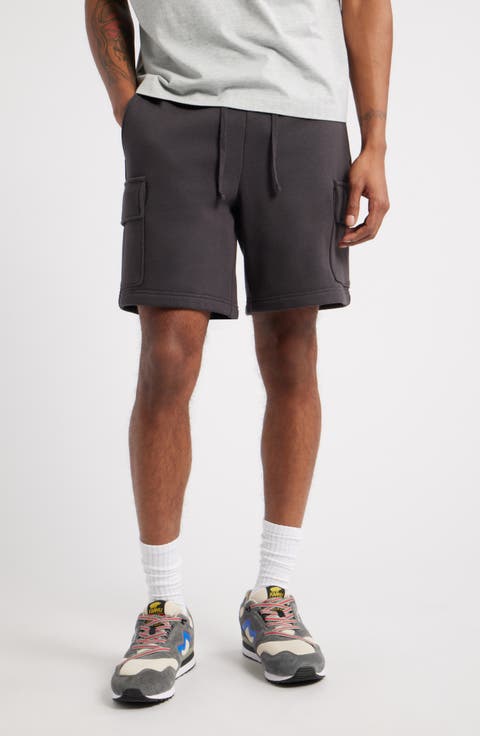 Fleece Cargo Shorts