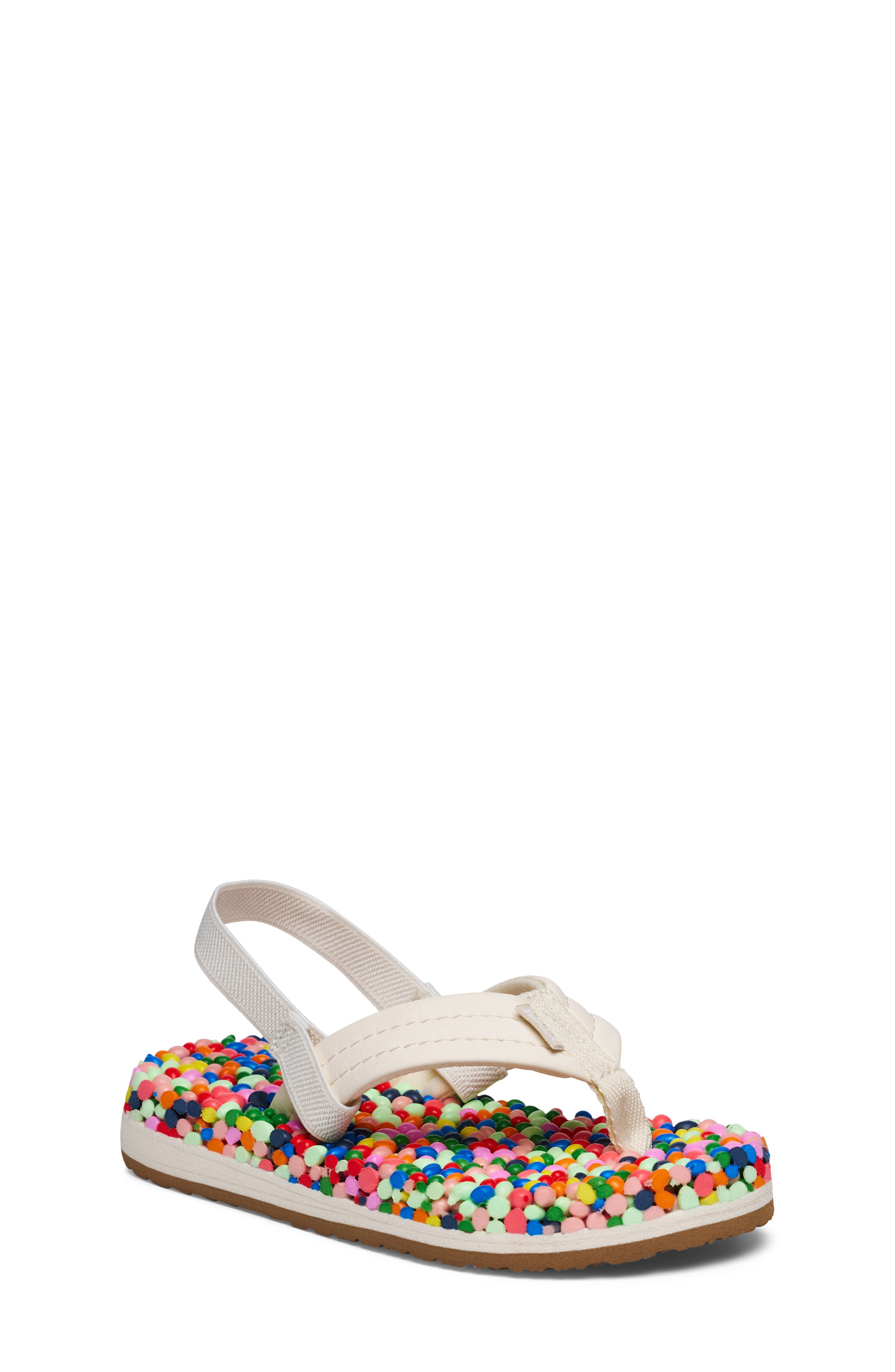 Sanuk Bubblecush Sandal, Main, color, Rainbow Multi