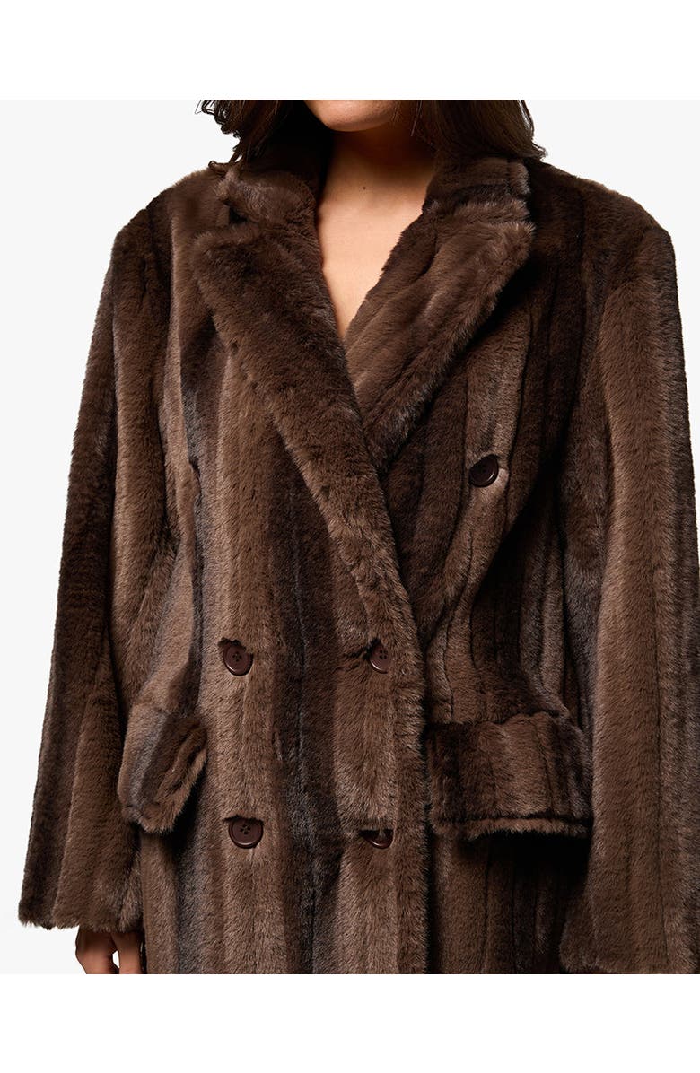 WeWoreWhat Faux Fur Blazer Jacket, Alternate, color,