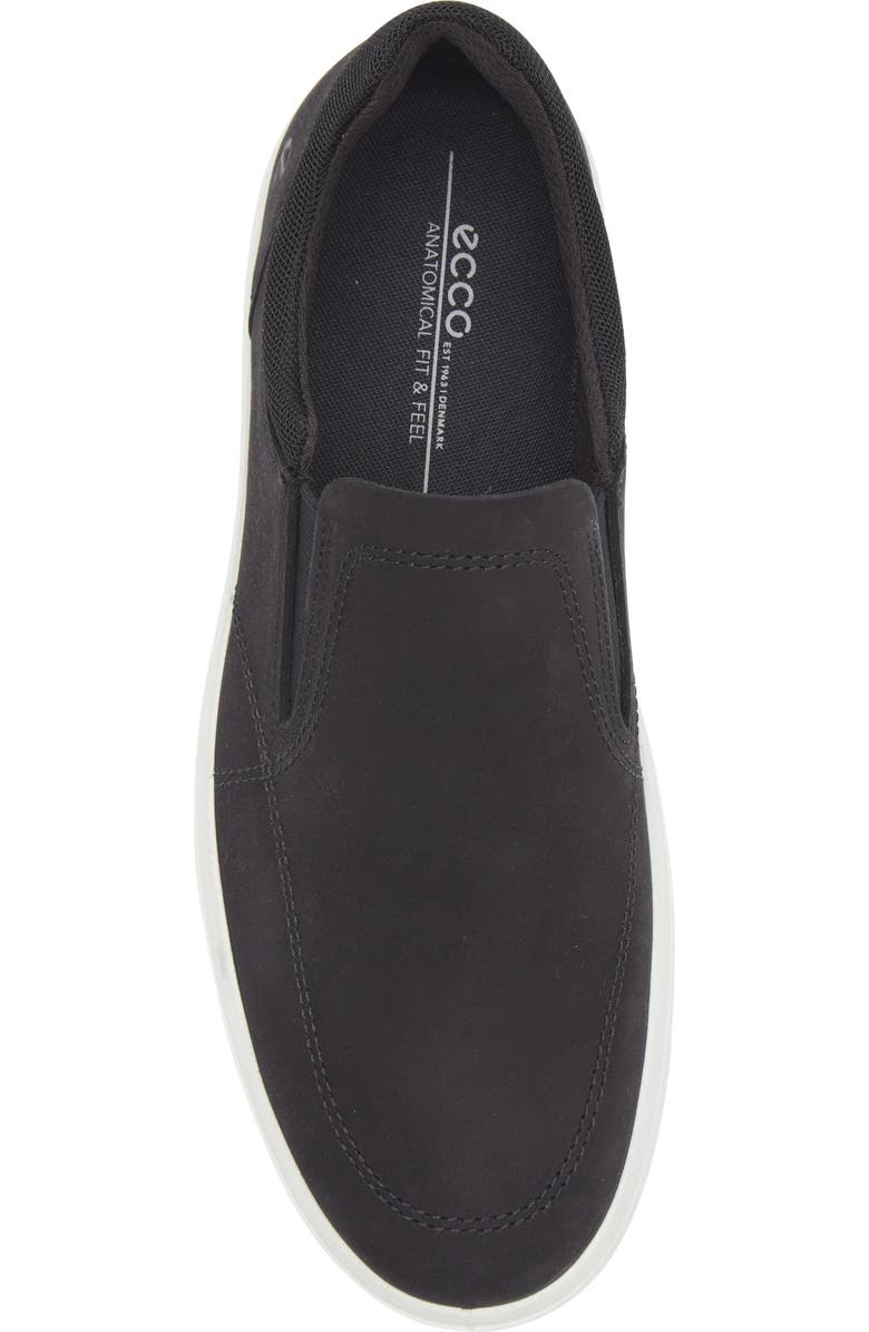 ECCO Slip-On Sneaker, Alternate, color, Black