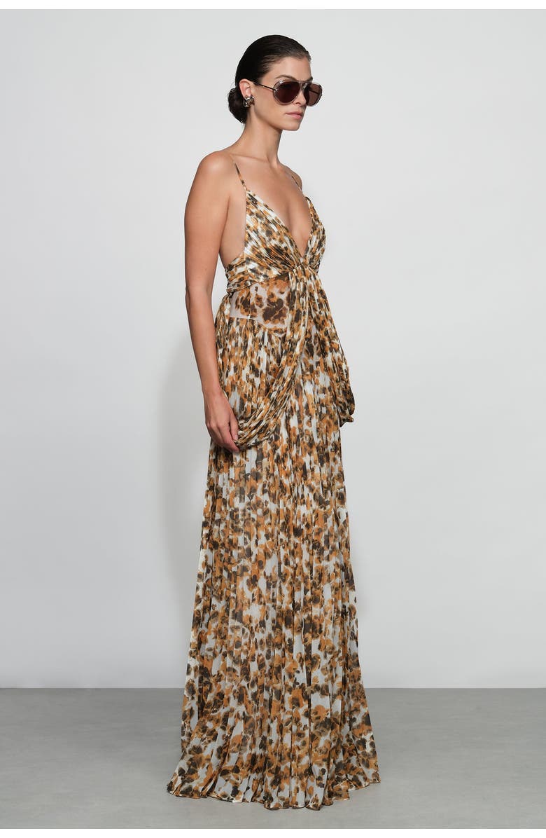 Et Ochs Micah Gown, Alternate, color, Golden Multi