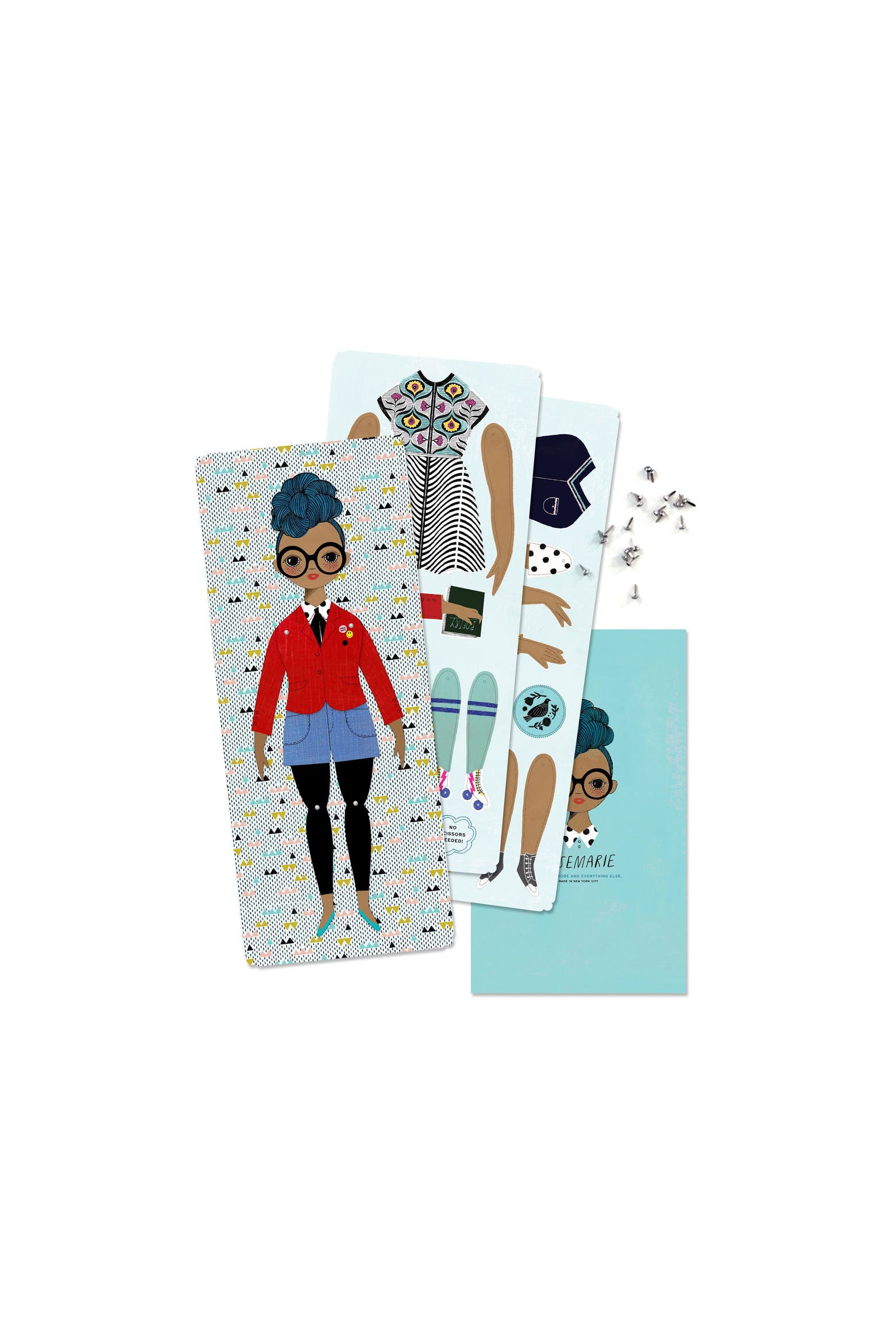Paper Ragdsoll OF UNUSUAL KIND Rosemarie Paper Doll Kit | Nordstrom