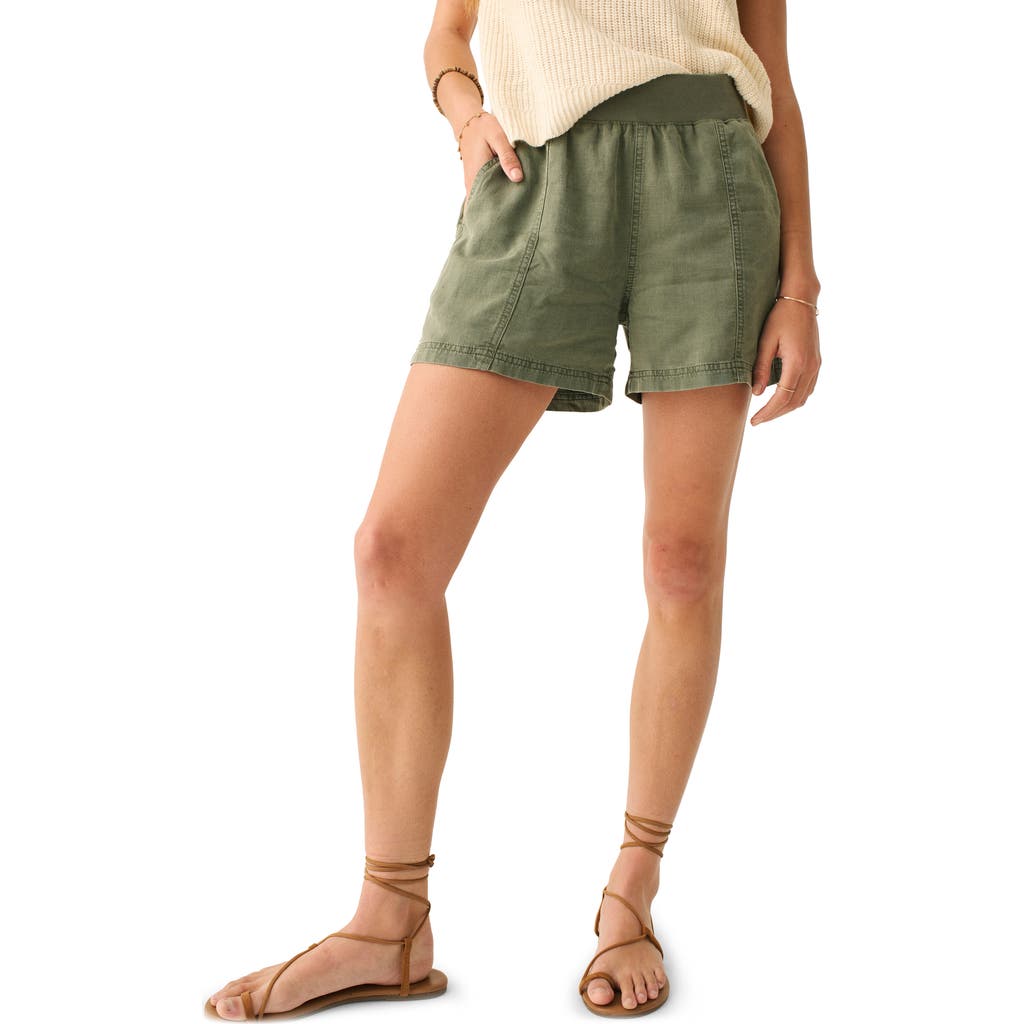 Faherty Arlie Day Shorts In Thyme