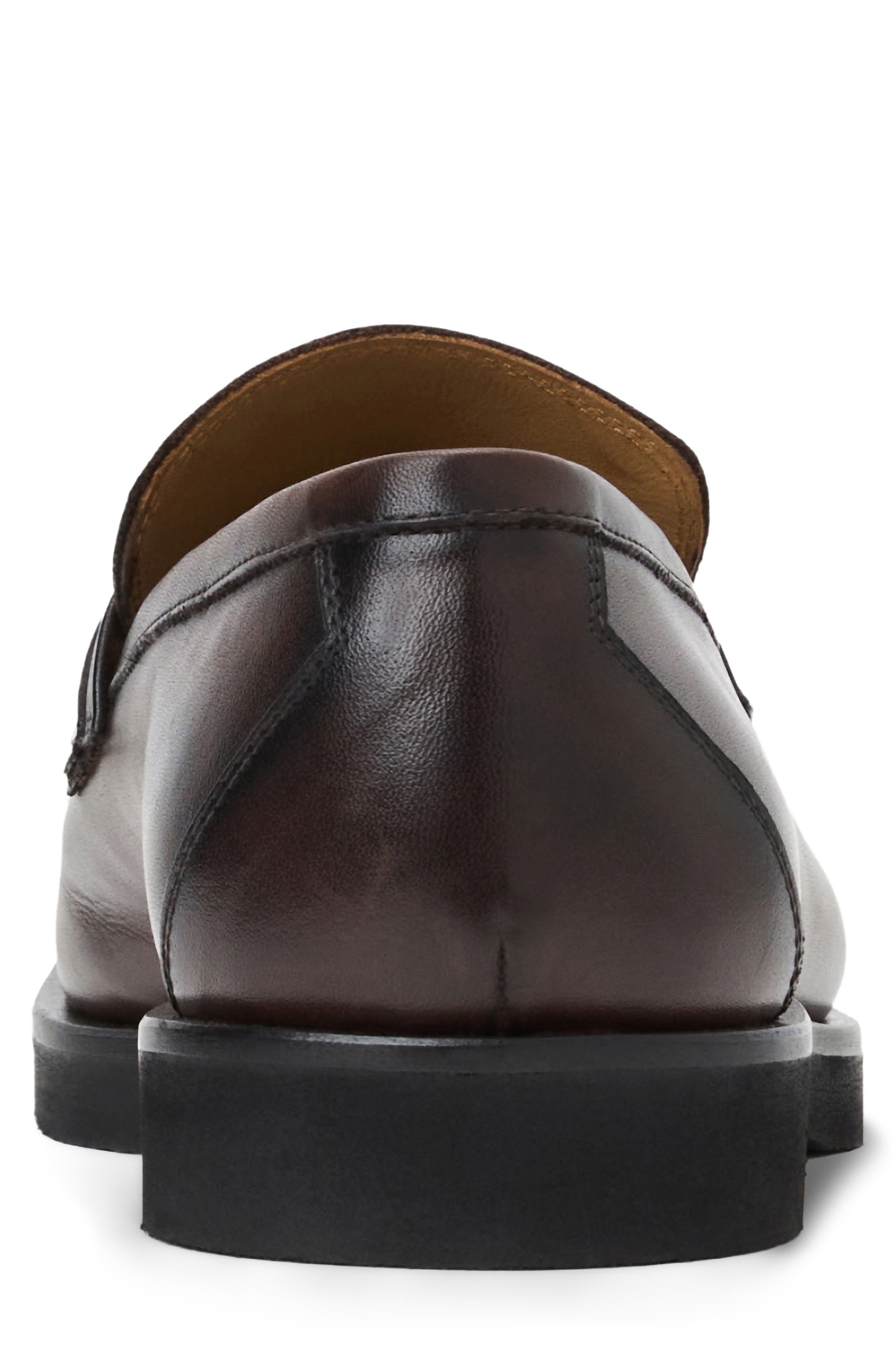 Roma Bit Loafer, Alternate, color, DARK BROWN CALF