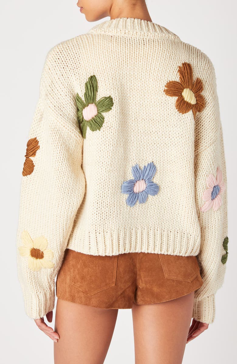 BLANKNYC Flower Cardigan, Alternate, color, Sweet Soul