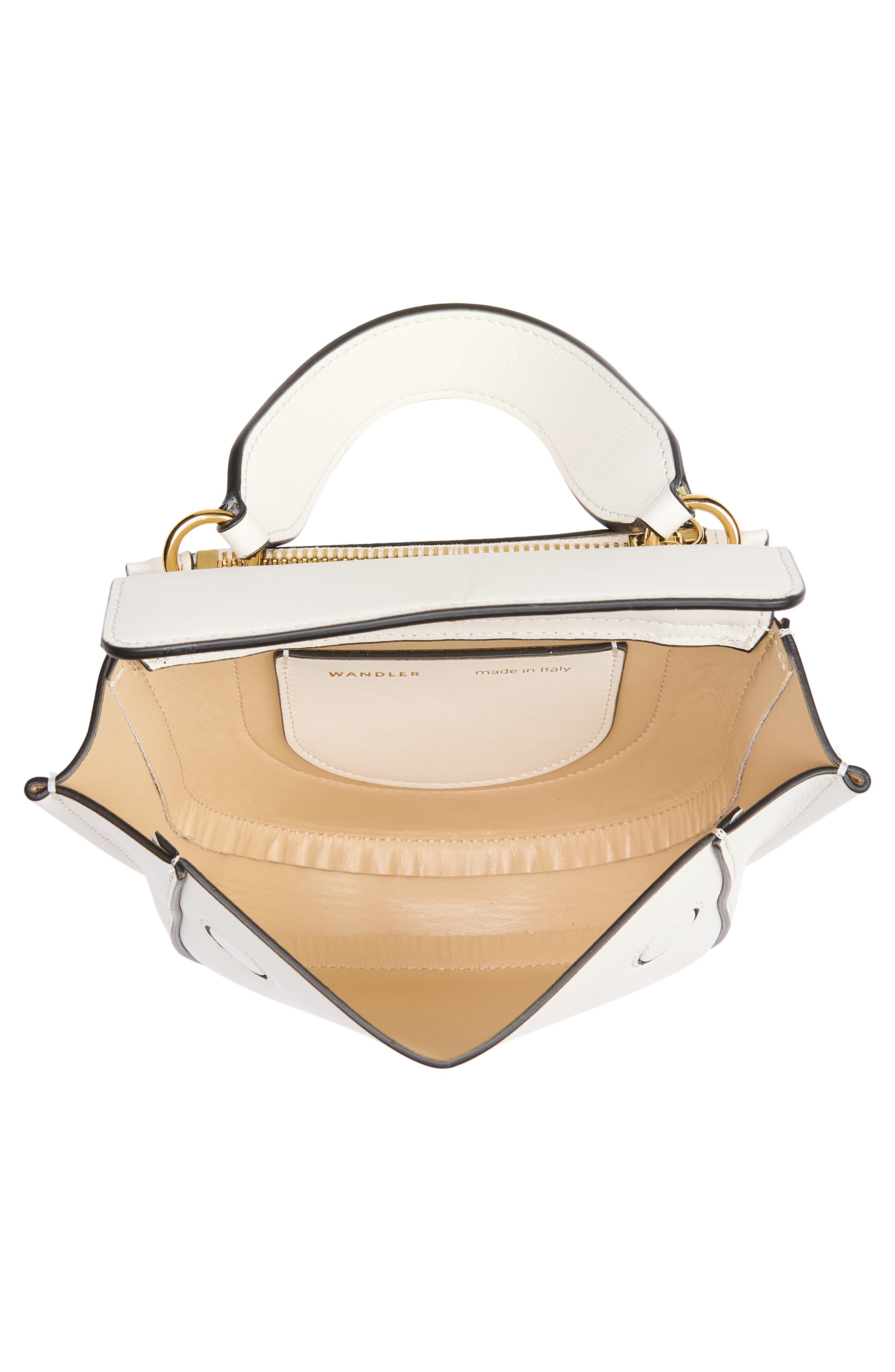 Wandler Small Hortensia Leather Handbag, Alternate, color, Luck