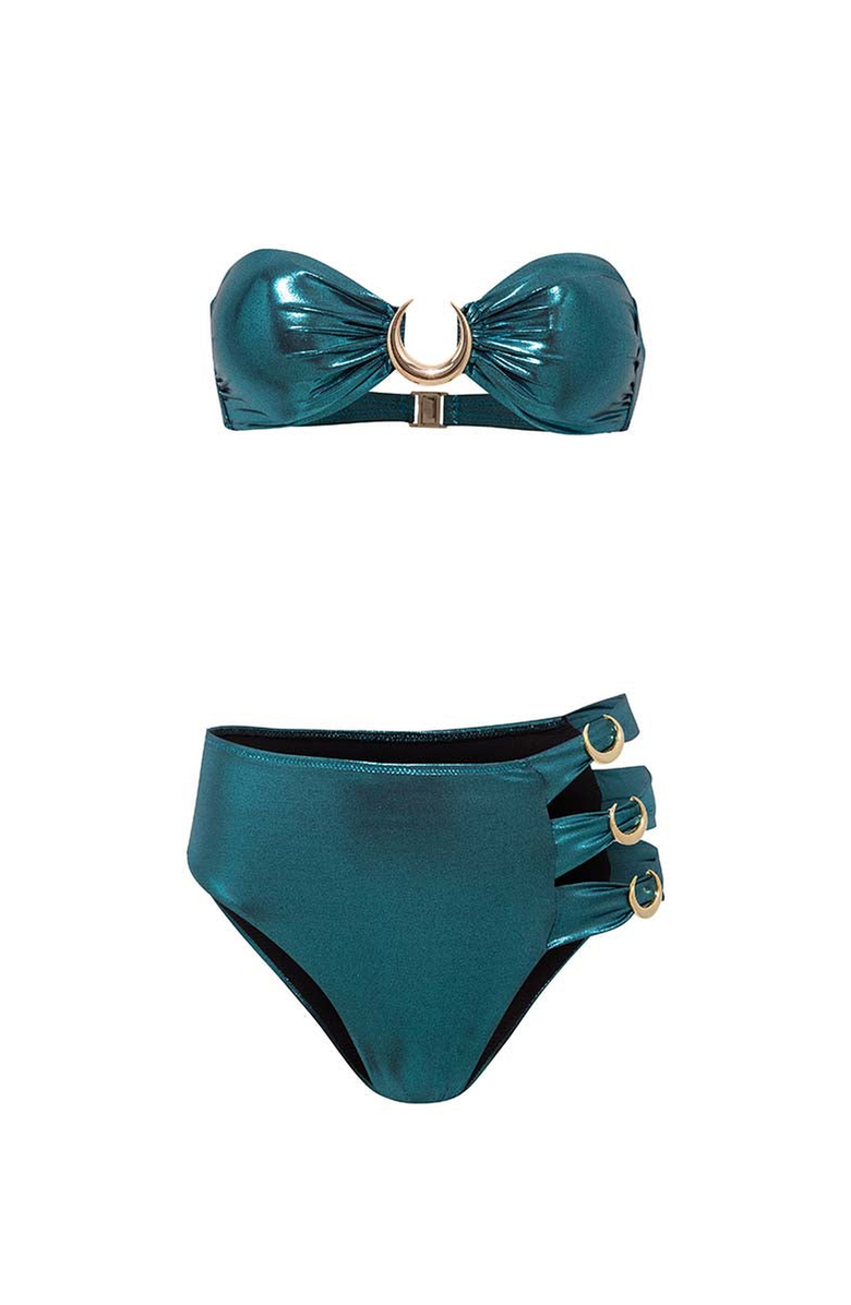 Luna B AURORA BIKINI, Alternate, color, Metallic Blue