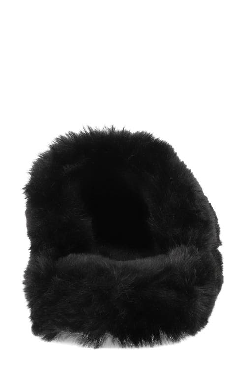 Mia Sled Faux Fur Slipper In Animal Print