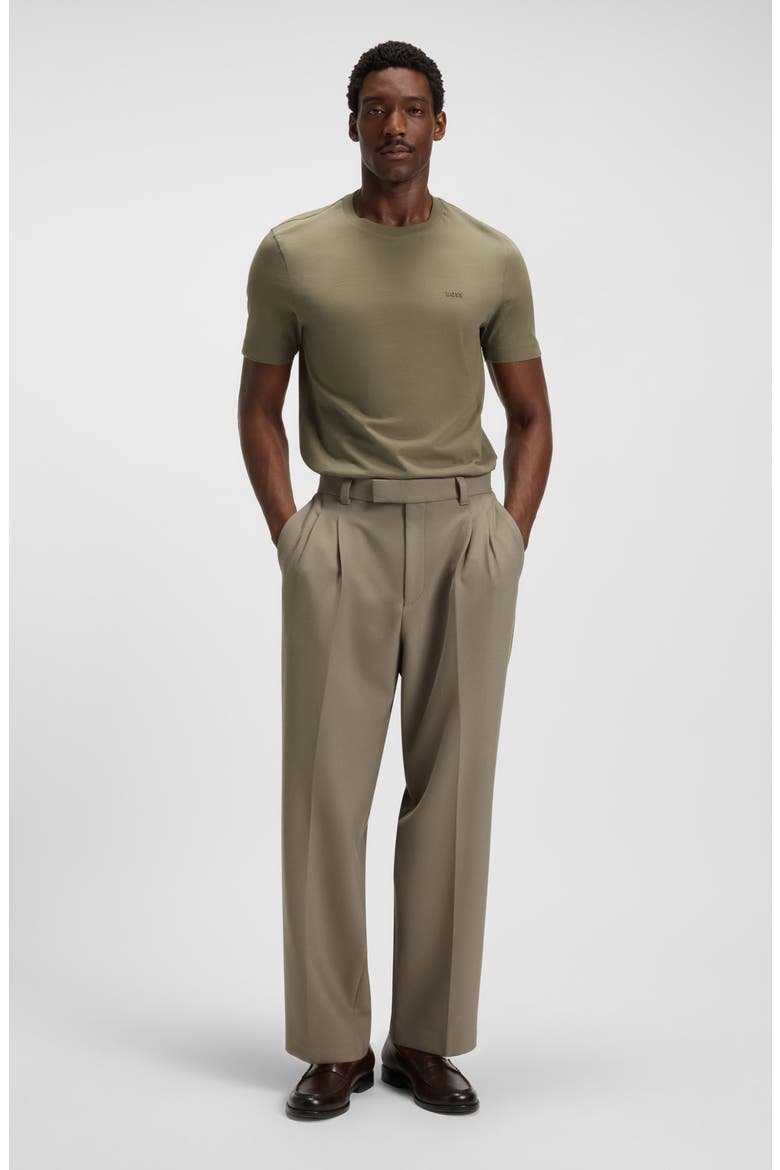 Thompson Solid T-Shirt, Alternate, color, OPEN BROWN