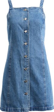 Alex Mill Alexis Button-Up Denim Minidress