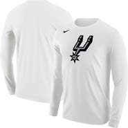 Nike Men's Nike White San Antonio Spurs Logo Core Long Sleeve T-Shirt