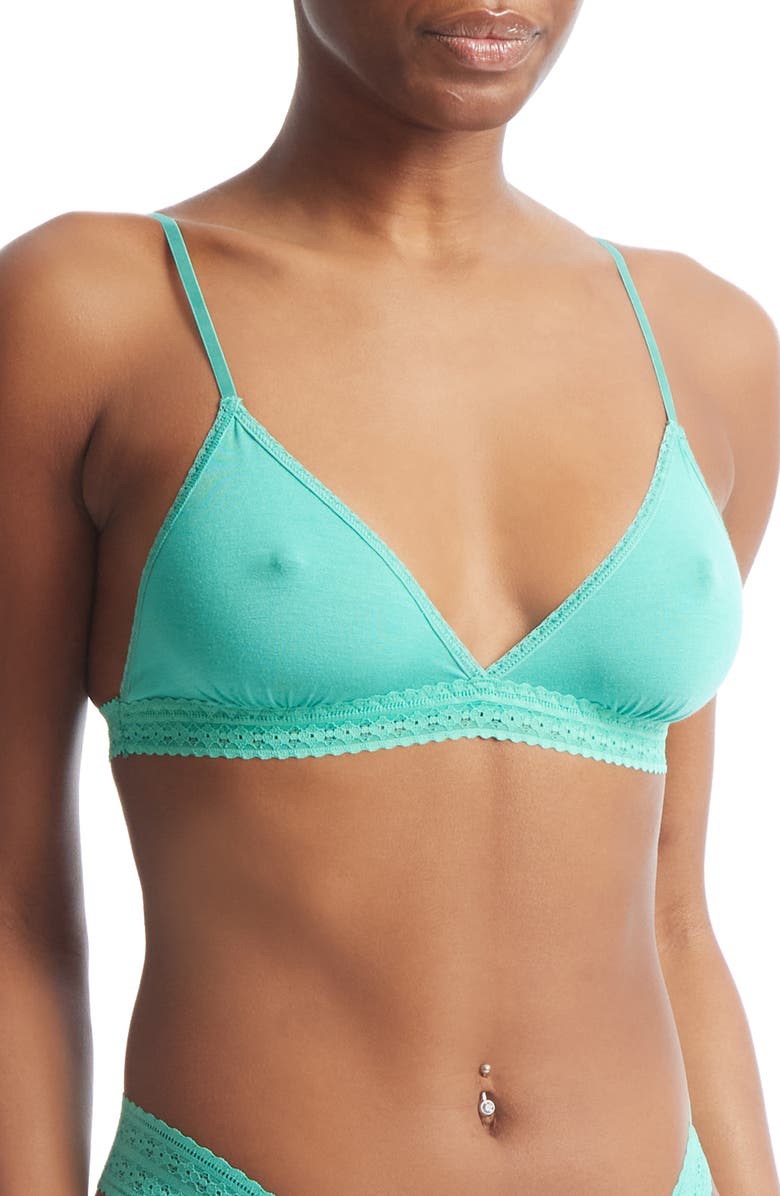 Hanky Panky DreamEase<sup>®</sup> Triangle Bralette, Main, color, Euphoric Green