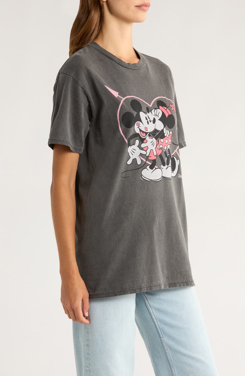 Junk Food Hearts & Kisses Cotton Graphic T-Shirt, Alternate, color, 