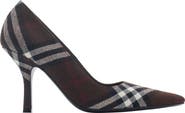 Burberry Check Dame Pumps