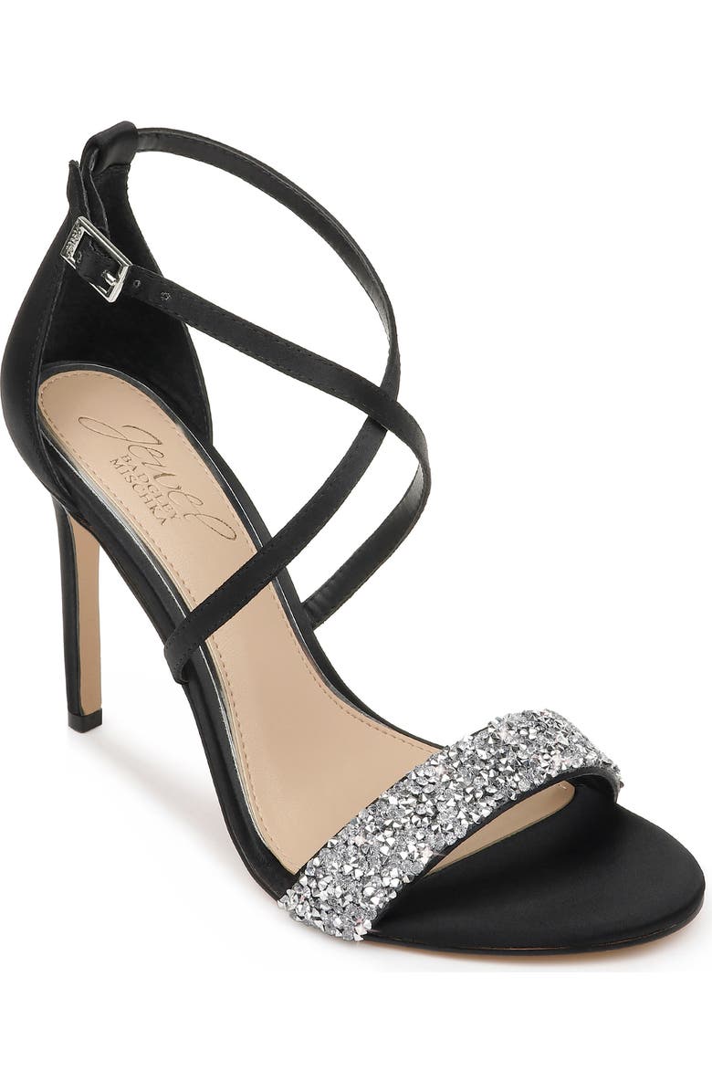 Jewel Badgley Mischka Nanna Embellished Sandal, Main, color,