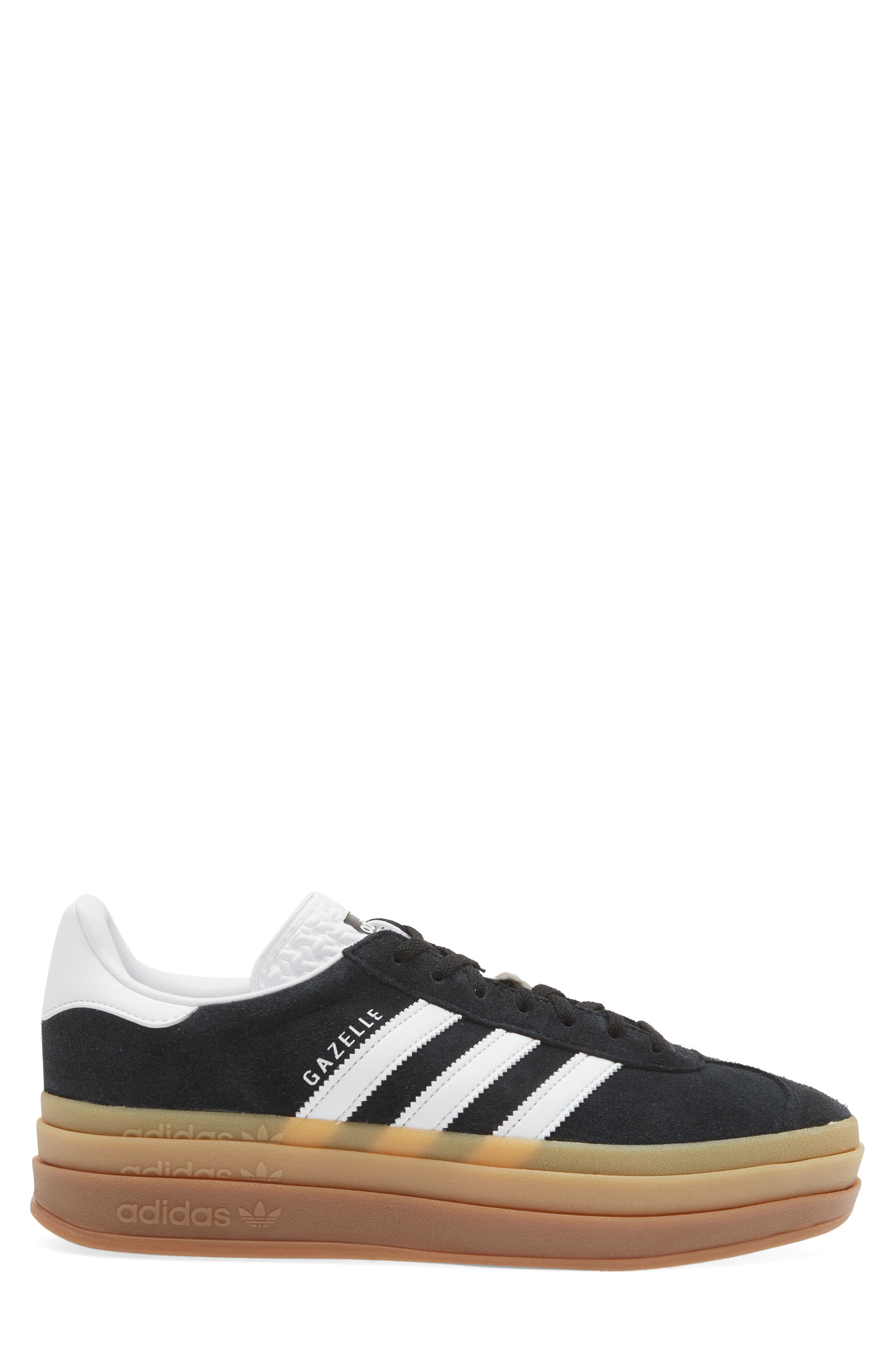 adidas Gazelle Bold Platform Sneaker, Alternate, color, Cblack/Ftw