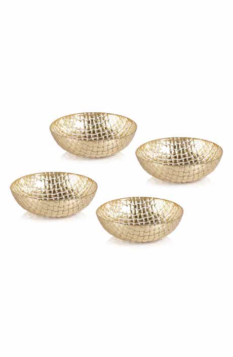 Zodax Braided Set of 4 Serving Bowls