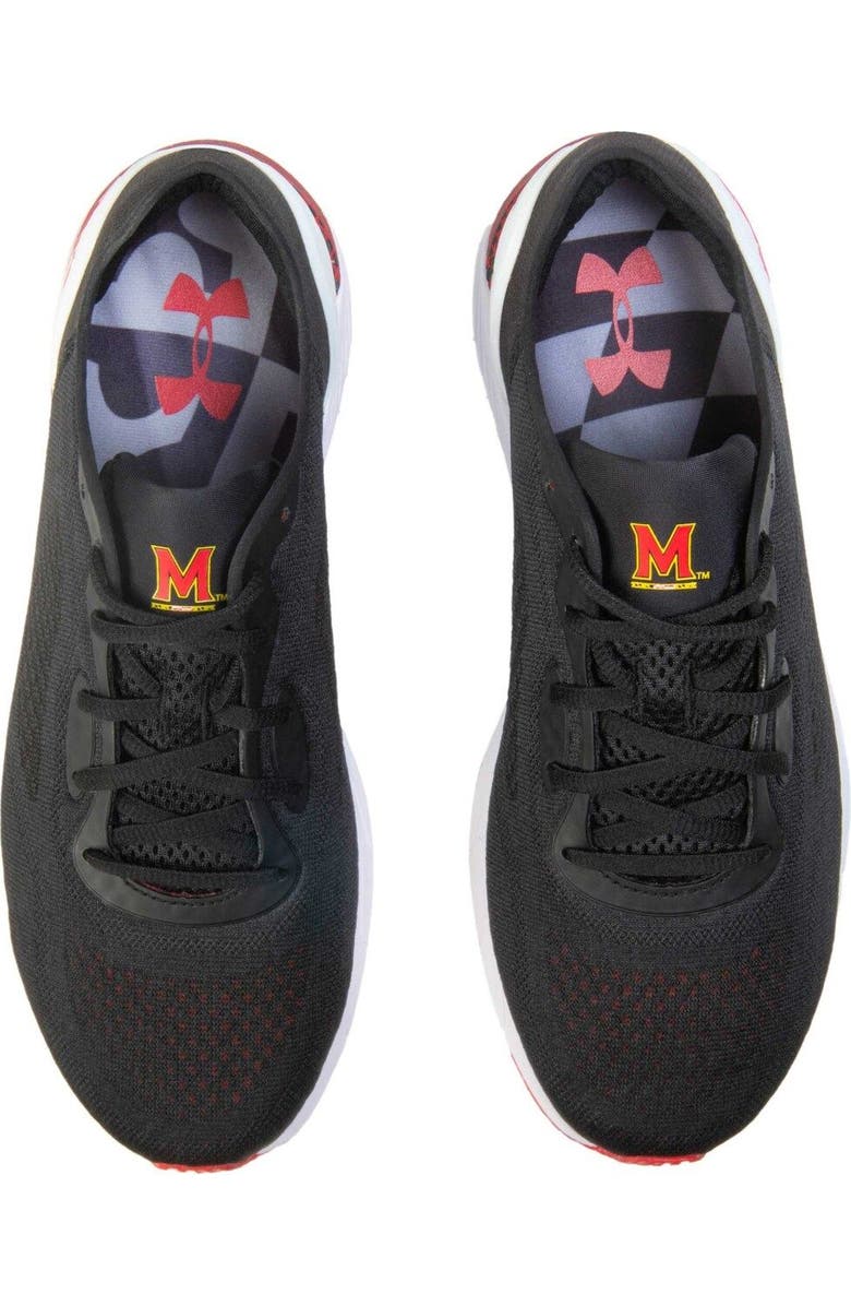 Under Armour Men's Under Armour Black Maryland Terrapins HOVR Sonic 5 Running Shoes, Alternate, color,